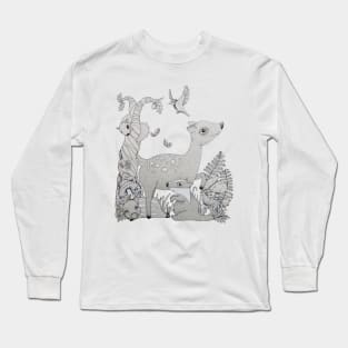 Forest animals Long Sleeve T-Shirt